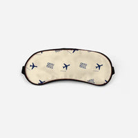 Thumbnail for Szczecin-Goleniów Solidarność Airport (SZZ) Sleep Masks - Sleep Mask - Pattern - Beige