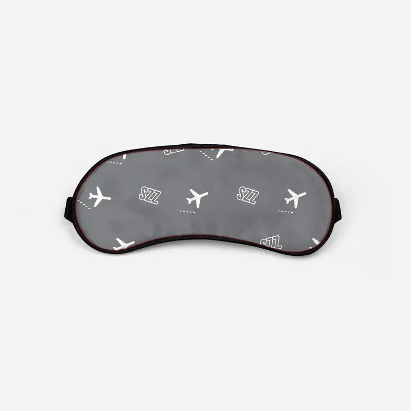 Szczecin-Goleniów Solidarność Airport (SZZ) Sleep Masks - Sleep Mask - Pattern - Gray