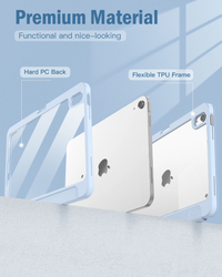 Thumbnail for Multifunctional Protective Case for iPad (Acrylic TPU, 3-fold)