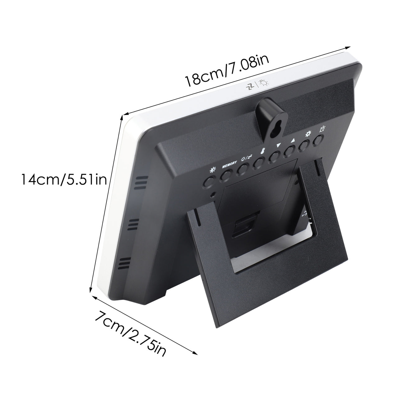 Wireless Weather Station w/ Atomic Clock & 197FT(60M) Thermo-Hygrometer