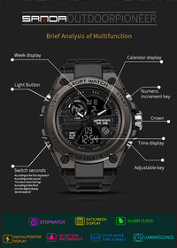 Thumbnail for Men Military Army Mens Watch Waterproof Sport Luxury Watches