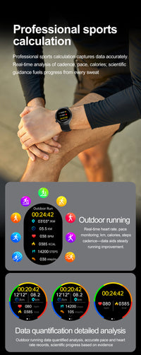 Thumbnail for WATCH GT4 Smart Watch: Unisex Design with 360*360 HD Screen, 150+ Sports Modes & Bluetooth Calling