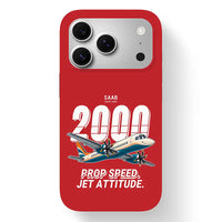 Thumbnail for Saab 2000 - Cartoon - MagSafe iPhone 17 Pro - Red