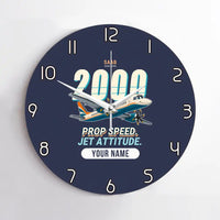 Thumbnail for Saab 2000 - Cartoon + Name - No Frame - Navy Blue