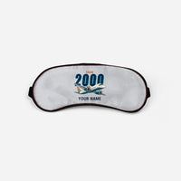 Thumbnail for Saab 2000 - Cartoon + Name - Sleep Mask - Light Gray