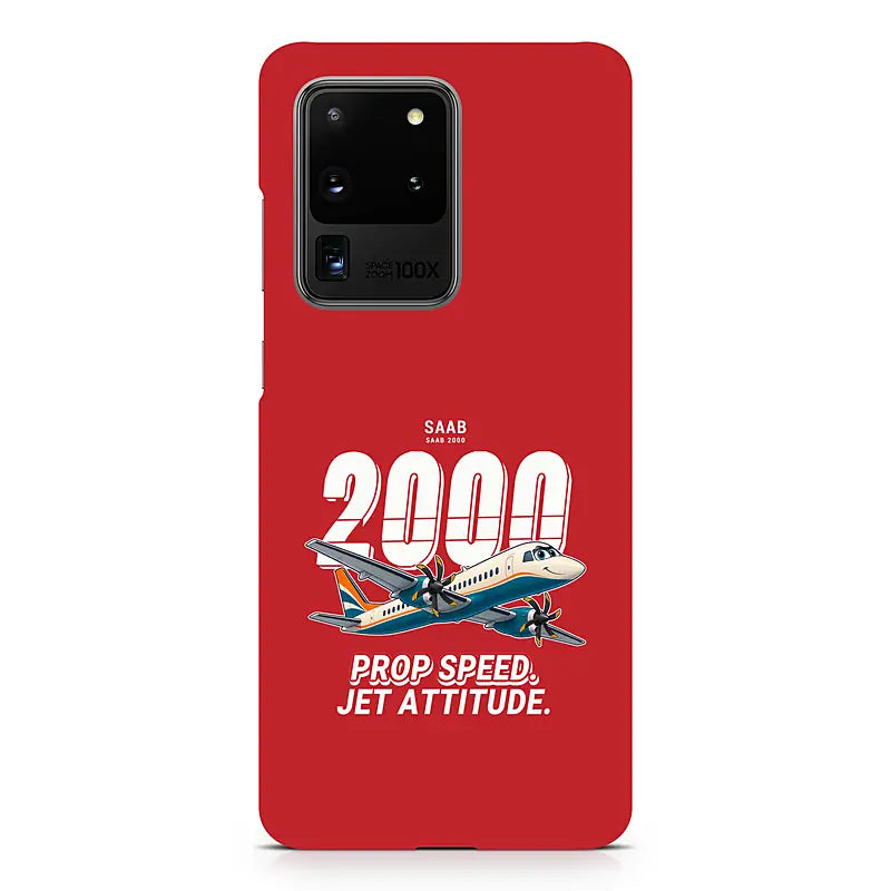 Saab 2000 - Cartoon - Samsung Case - Red