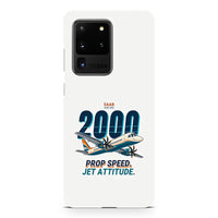 Thumbnail for Saab 2000 - Cartoon - Samsung Case - White