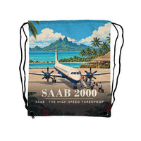 Thumbnail for Saab 2000 - Drawstring Bag - 3D Scene