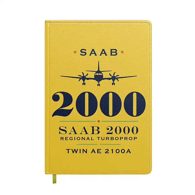 Saab 2000 - Heritage - Notebook - Yellow