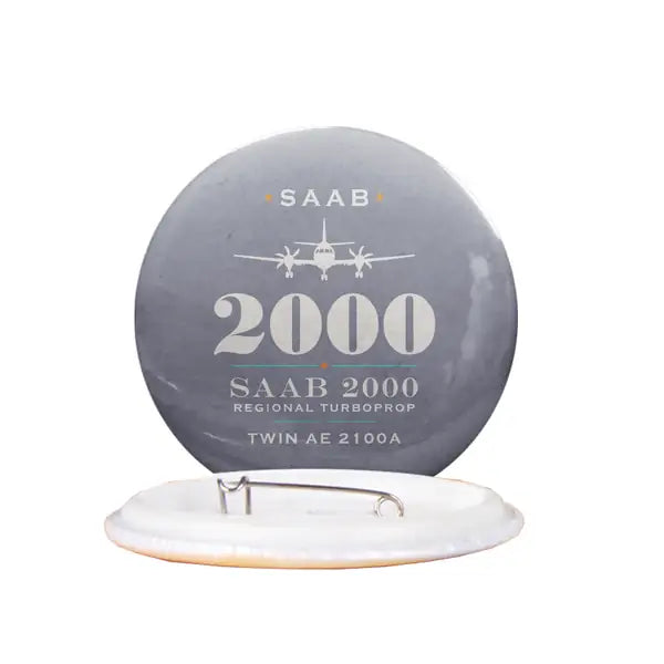 Saab 2000 - Heritage - Pin - Gray