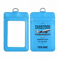 Thumbnail for Saab 2000 - Original - ID Card Holder - Blue + Name