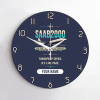 Thumbnail for Saab 2000 - Original + Name - No Frame - Navy Blue
