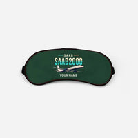 Thumbnail for Saab 2000 - Original + Name - Sleep Mask - Dark Green