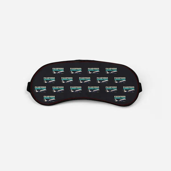 Saab 2000 - Original Pattern - Sleep Mask - Black