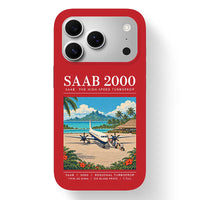 Thumbnail for Saab 2000 - Poster - MagSafe iPhone 17 Pro - Red