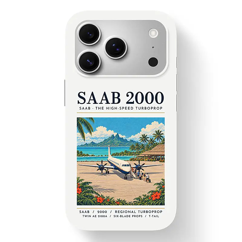 Saab 2000 - Poster - MagSafe iPhone 17 Pro - White