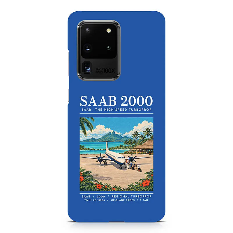 Saab 2000 - Poster - Samsung Case - Blue