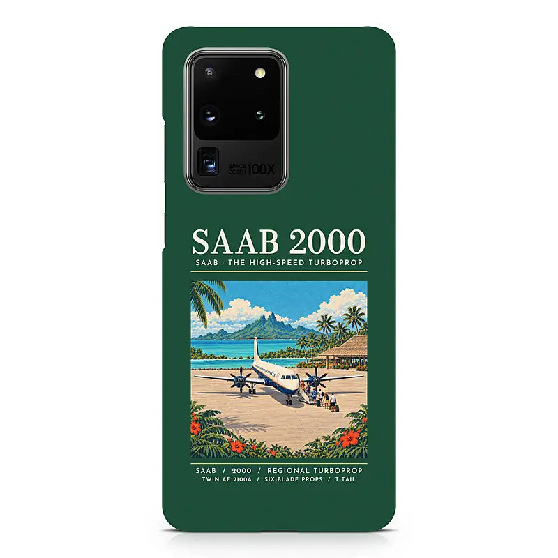 Saab 2000 - Poster - Samsung Case - Dark Green