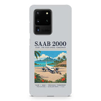 Thumbnail for Saab 2000 - Poster - Samsung Case - Light Gray