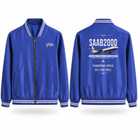 Thumbnail for Saab 2000 Stylish Jackets - Baseball Collar - Original - Royal Blue