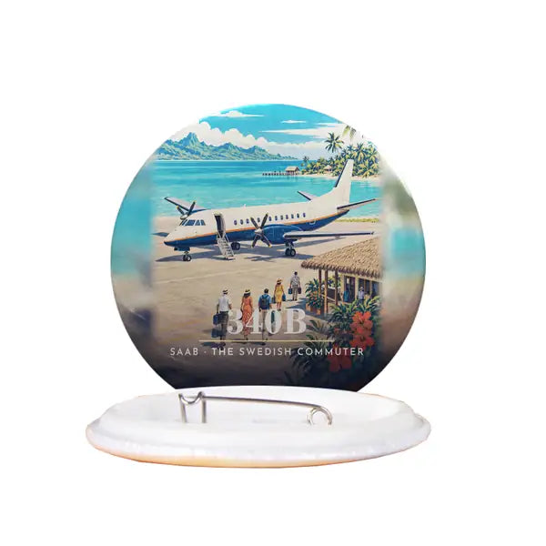 Saab 340B - 3D - Pin - Full Print