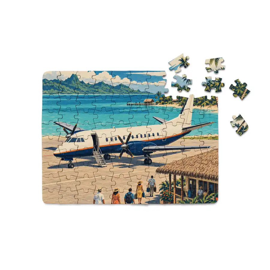 Saab 340B - 3D - Puzzle