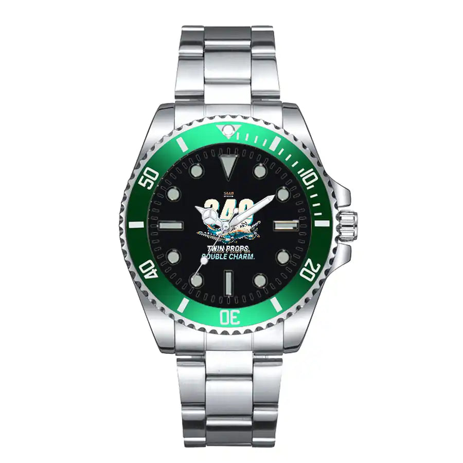 Saab 340B - Cartoon - Premium Diver - Green