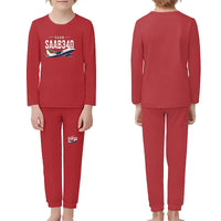 Thumbnail for Saab 340B - Children Pajamas - Original Chest - Red