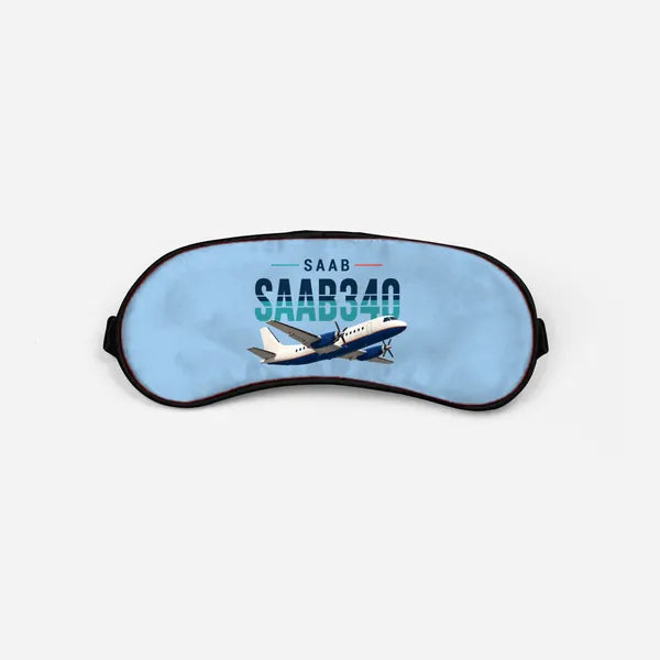 Saab 340B - Original - Sleep Mask - Light Blue