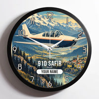 Thumbnail for Saab 91D Safir - 3D + Name - Framed - Full Print
