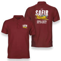 Thumbnail for Saab 91D Safir - Cartoon - Double-Side Polo - Red