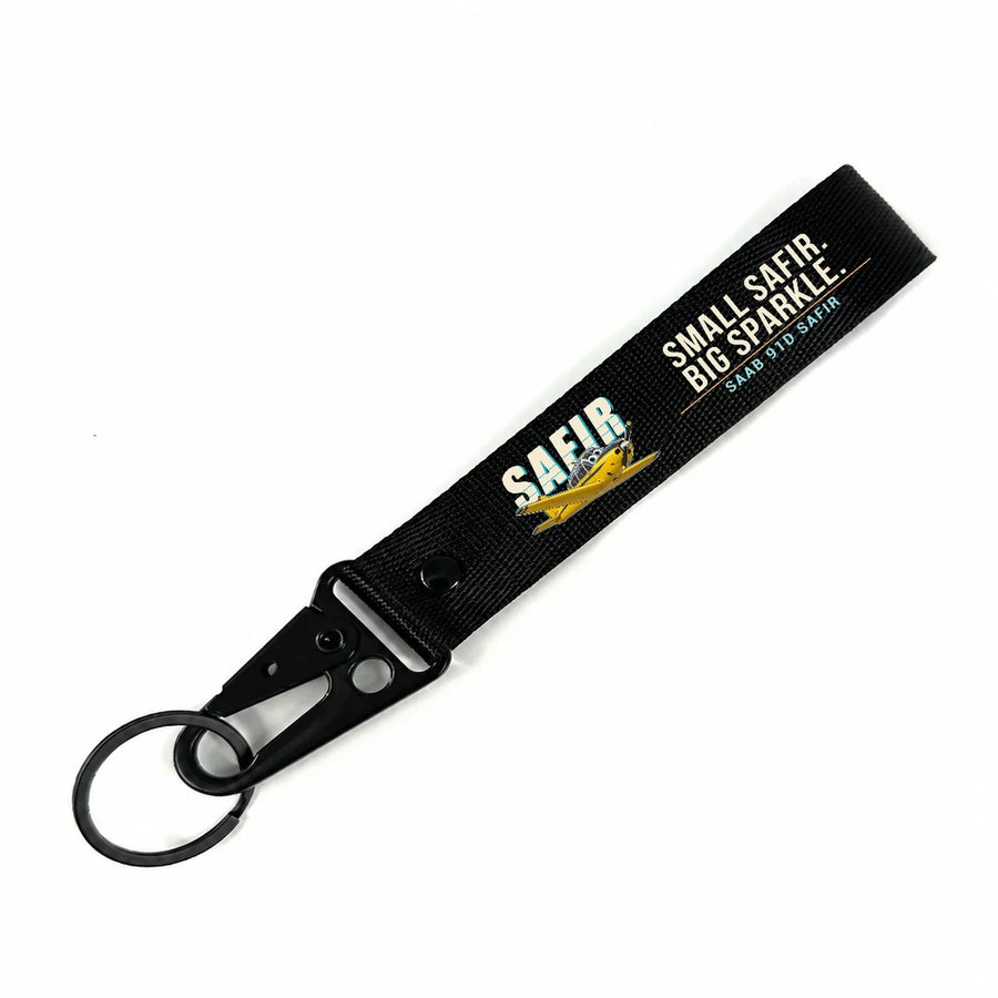 Saab 91D Safir Hawk-Shaped Key Chains - Black - Cartoon