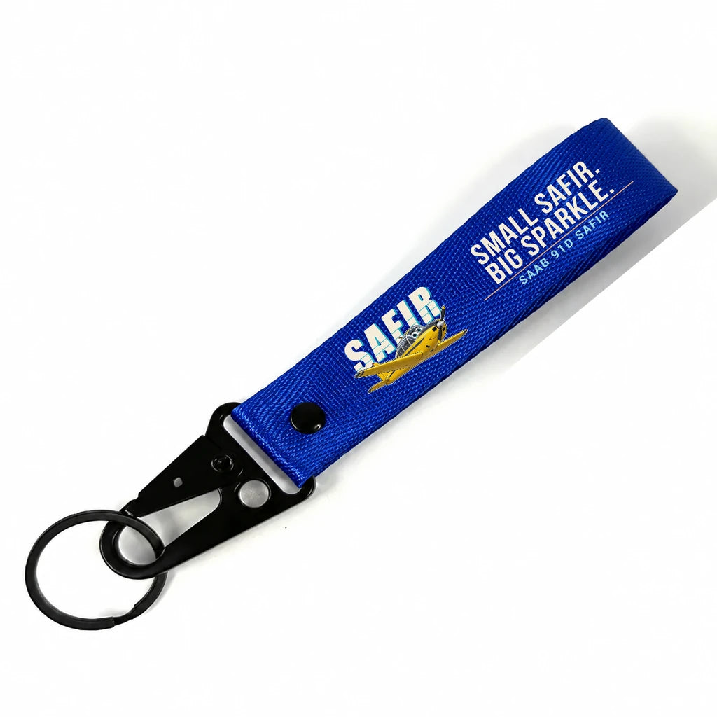 Saab 91D Safir Hawk-Shaped Key Chains - Blue - Cartoon