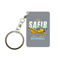 Thumbnail for Saab 91D Safir - Cartoon - Key Chain - Gray