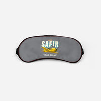Thumbnail for Saab 91D Safir - Cartoon + Name - Sleep Mask - Gray
