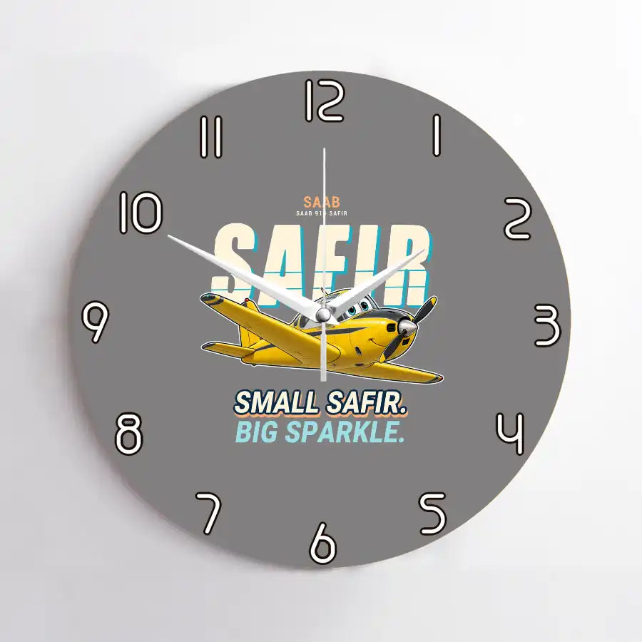 Saab 91D Safir - Cartoon - No Frame - Gray