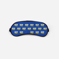 Thumbnail for Saab 91D Safir - Cartoon Pattern - Sleep Mask - Blue