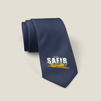 Thumbnail for Saab 91D Safir - Cartoon - Tie - Navy Blue