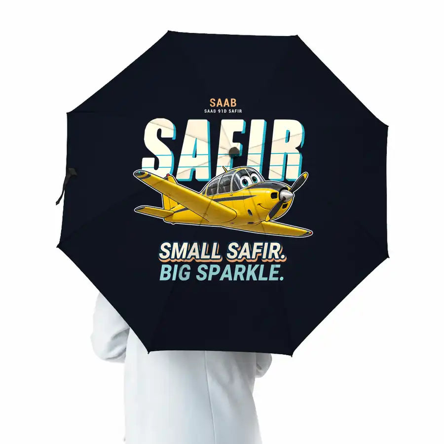 Saab 91D Safir - Cartoon - Umbrella