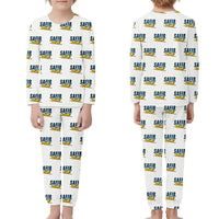 Thumbnail for Saab 91D Safir - Children Pajamas - Cartoon Pattern - White