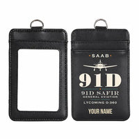 Thumbnail for Saab 91D Safir - Heritage - ID Card Holder - Black + Name