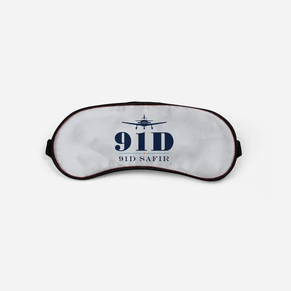 Saab 91D Safir - Heritage - Sleep Mask - Light Gray