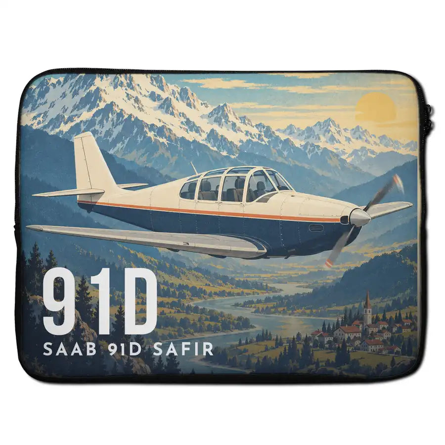 Saab 91D Safir - Laptop Sleeve