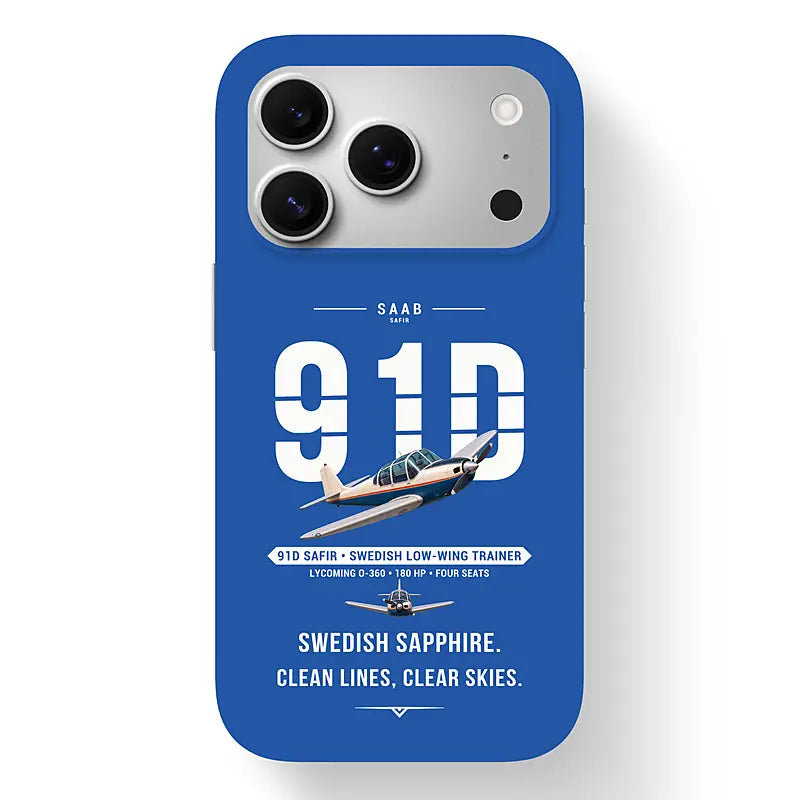 Saab 91D Safir - Original - MagSafe iPhone 17 Pro - Blue
