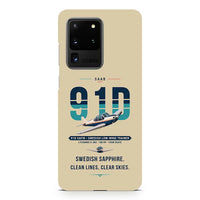Thumbnail for Saab 91D Safir - Original - Samsung Case - Beige