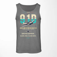 Thumbnail for Saab 91D Safir - Original - Tank Top - Gray