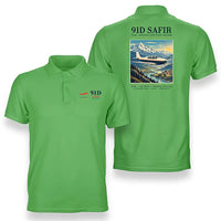 Thumbnail for Saab 91D Safir - Poster - Double-Side Polo - Light Green