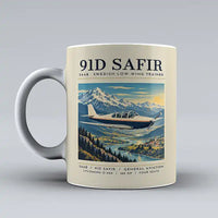 Thumbnail for Saab 91D Safir - Poster - Mug - Beige