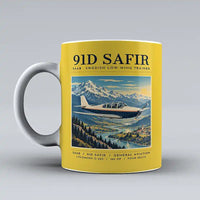 Thumbnail for Saab 91D Safir - Poster - Mug - Yellow