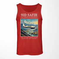 Thumbnail for Saab 91D Safir - Poster - Tank Top - Red